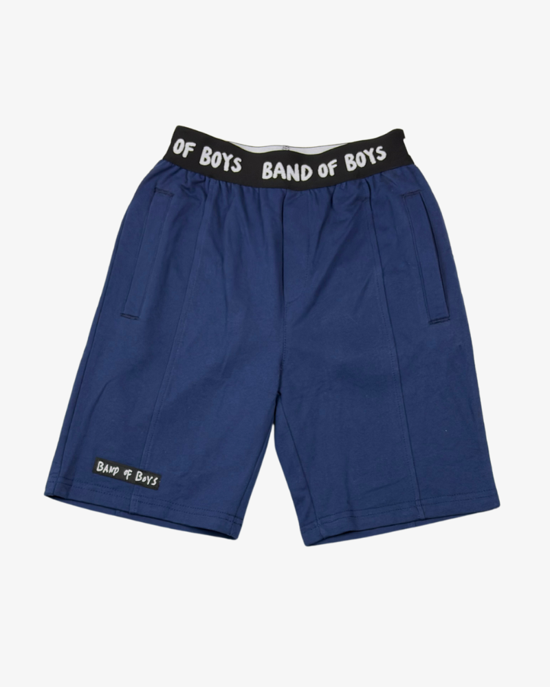 BAND OF BOYS | Navy Elastic Waist Shorts