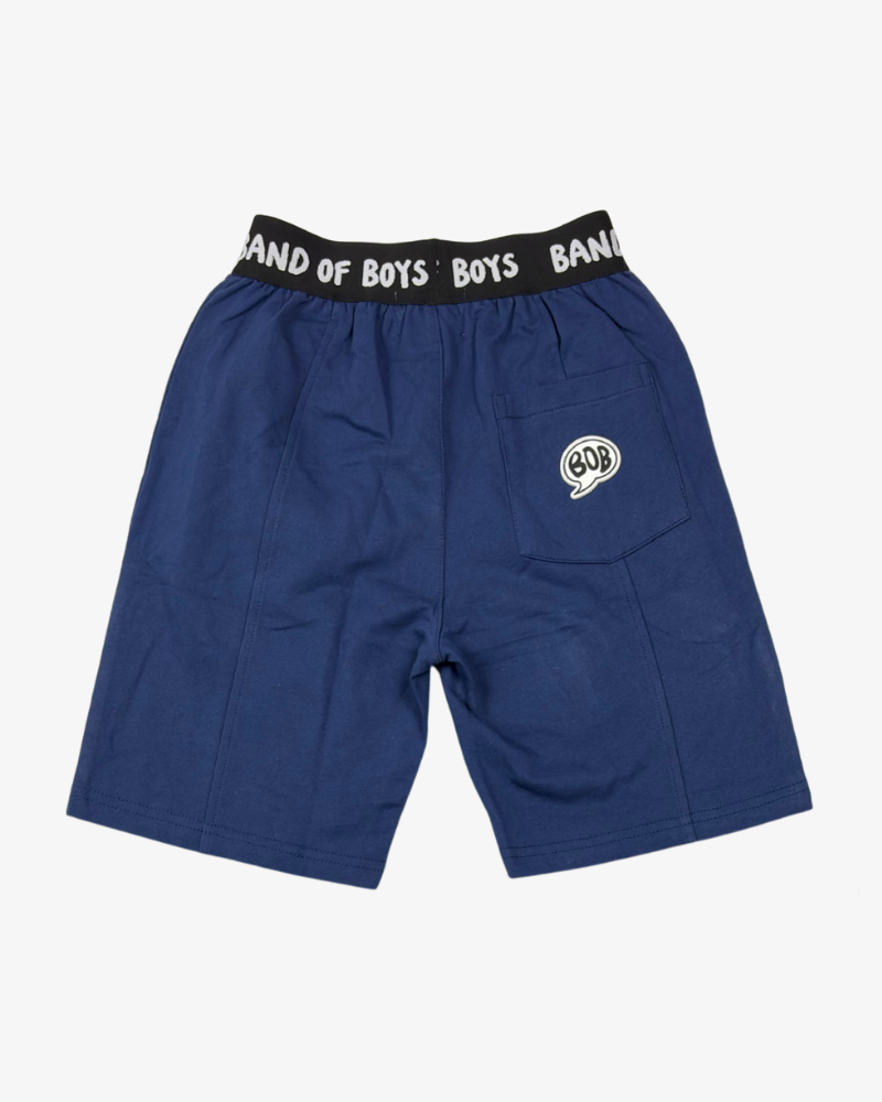 BAND OF BOYS | Navy Elastic Waist Shorts