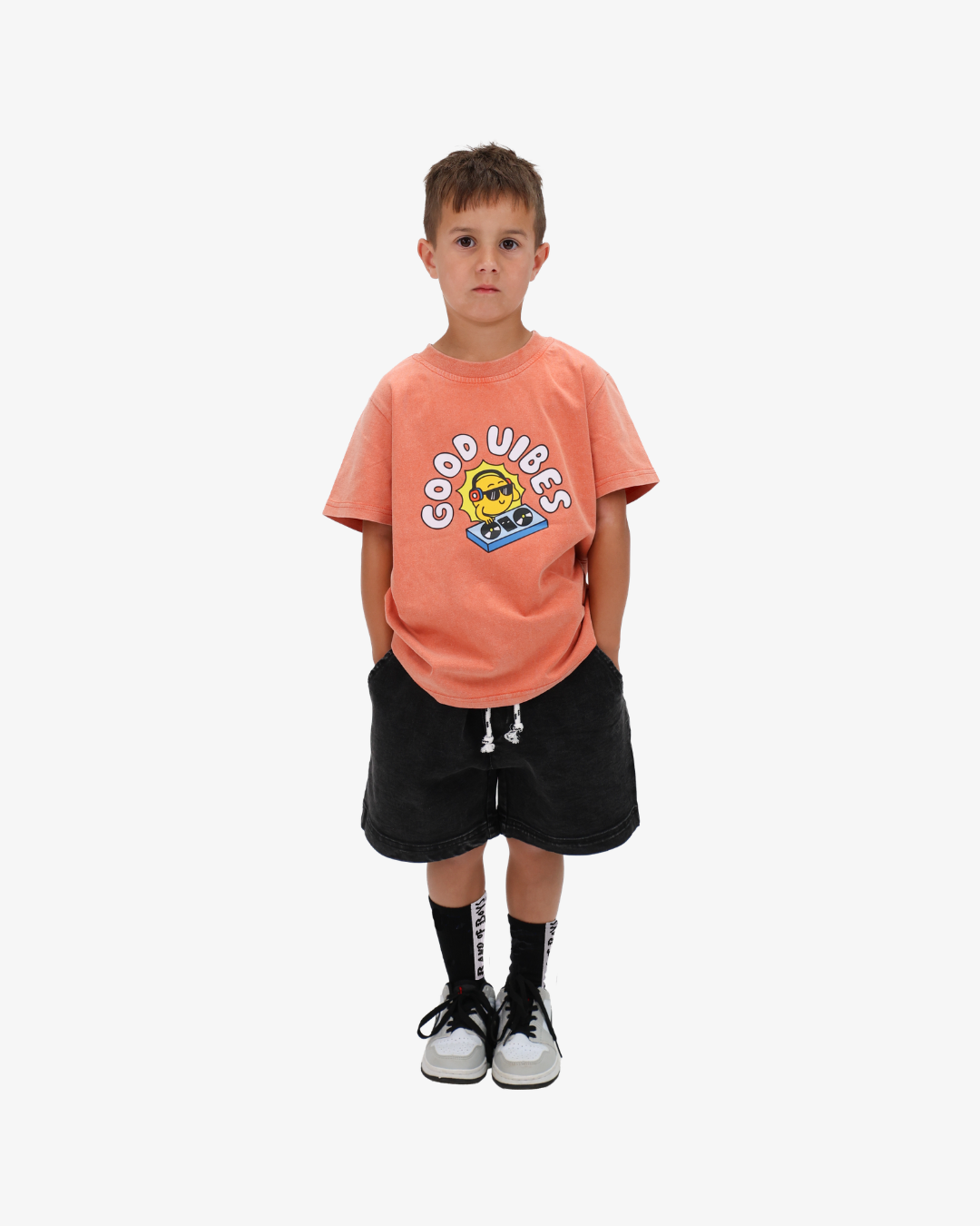 BAND OF BOYS | Orange Wash DJ Tee