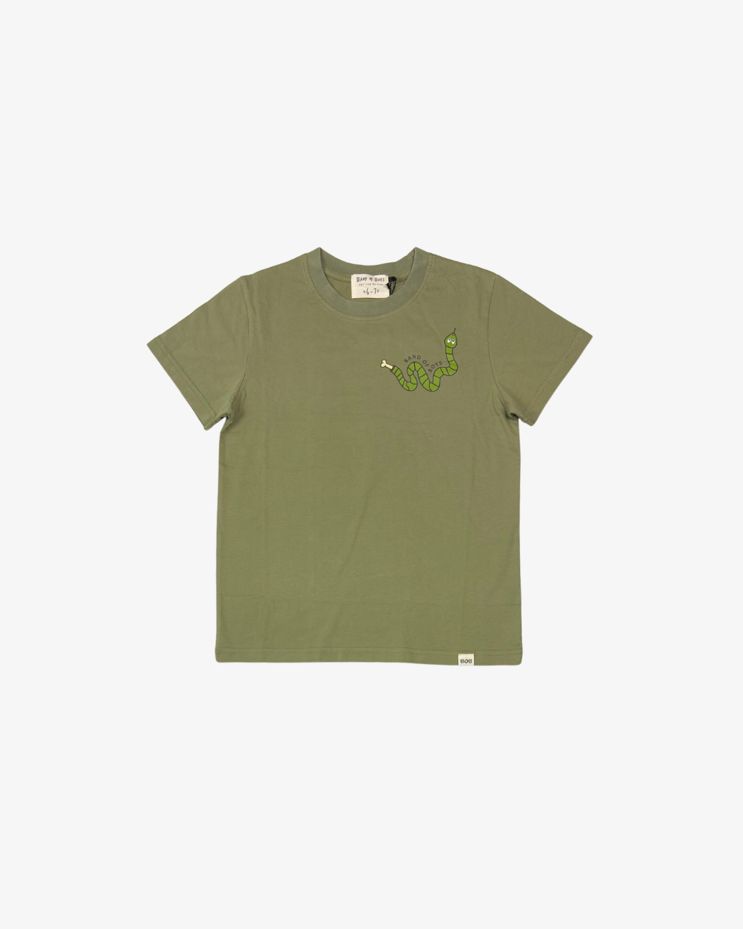 BAND OF BOYS | Green Wash Snake Tee