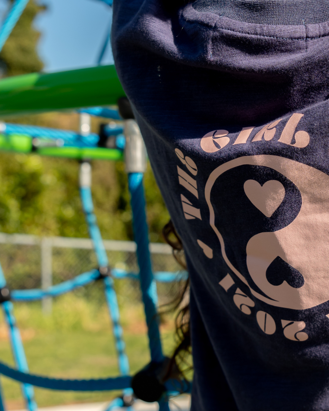 THE GIRL CLUB | Navy TGC Slub Top
