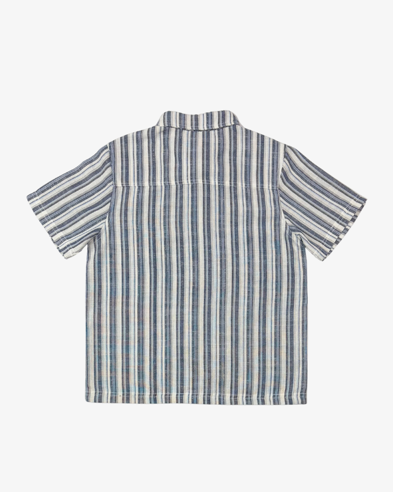 BAND OF BOYS | Blue Retro Stripe Shirt