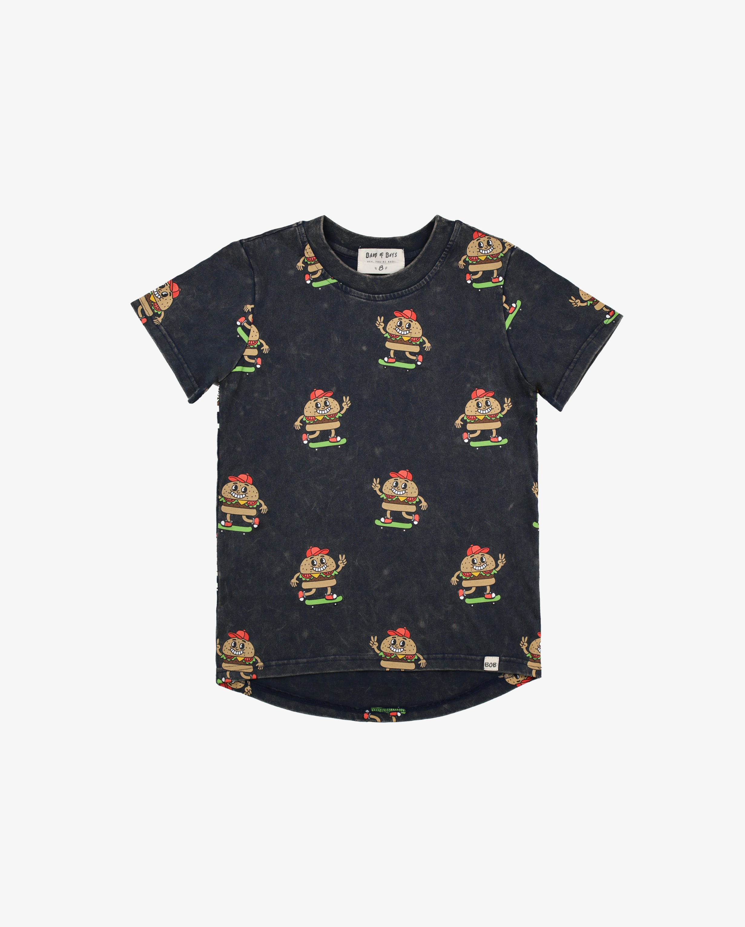 BAND OF BOYS | Navy Wash Burger Repeat Tee