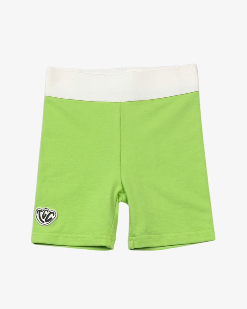 THE GIRL CLUB | Green Bike Shorts