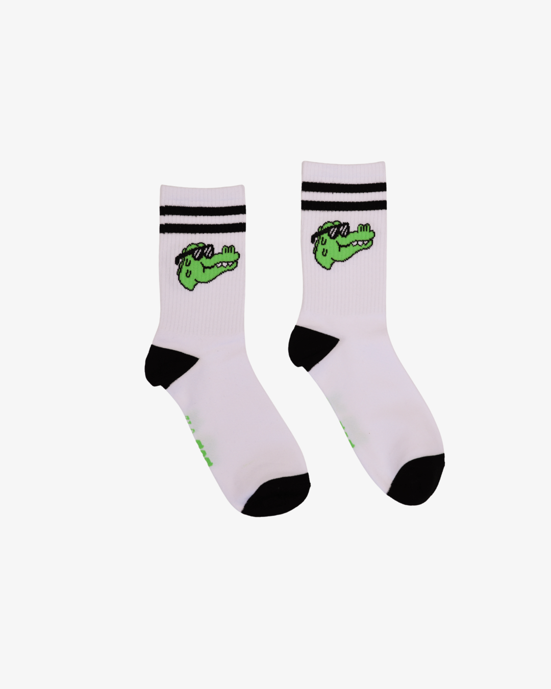 THE COLLECTIBLES | White Croc Socks