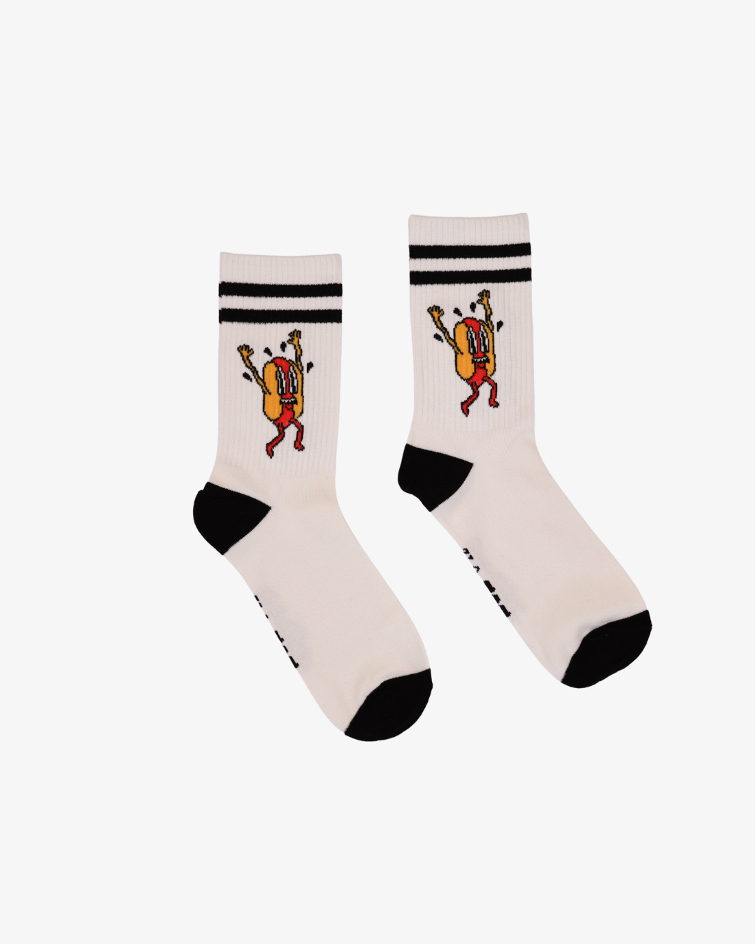 THE COLLECTIBLES | White Hotdog Socks