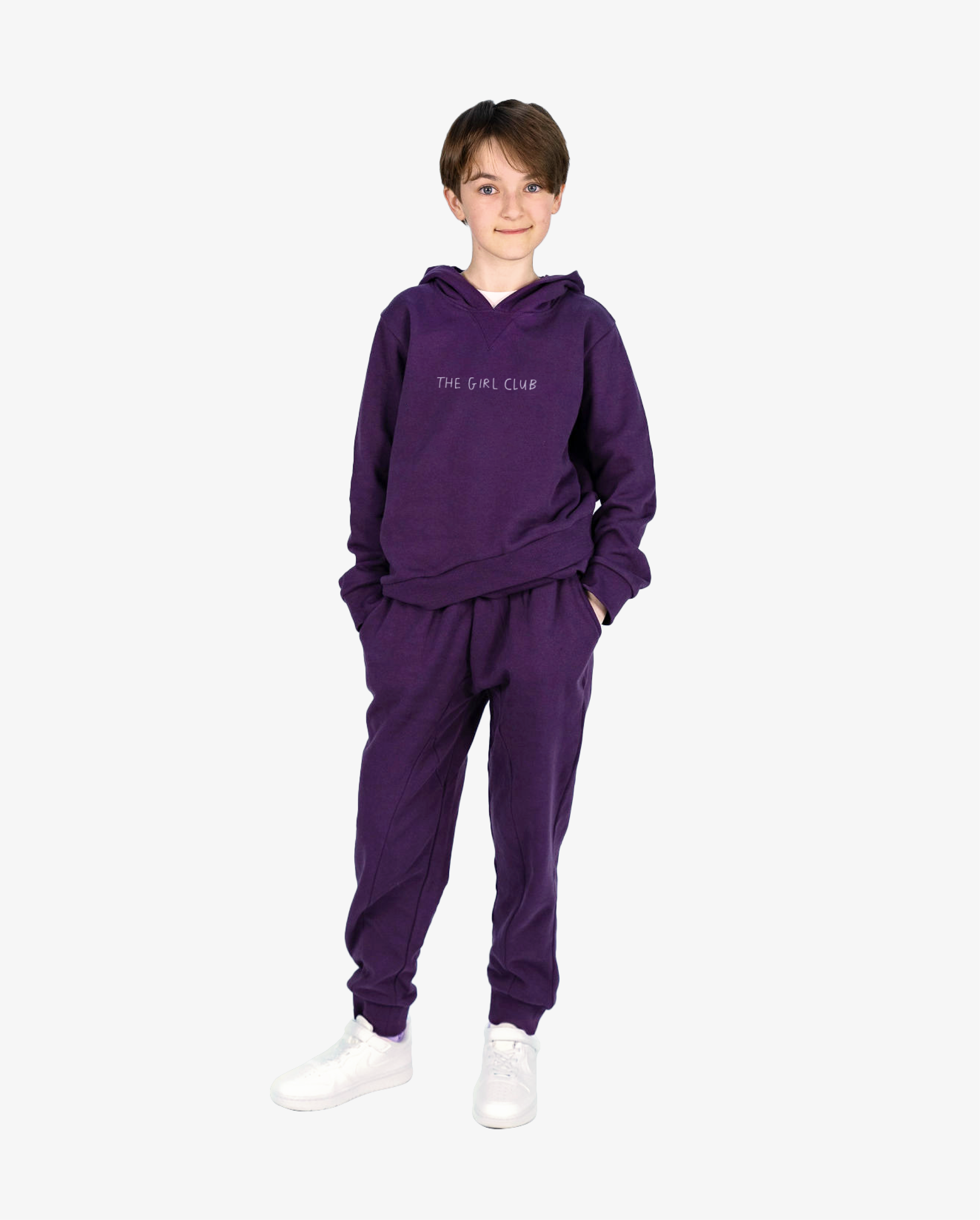 THE GIRL CLUB | Aubergine Track Pants