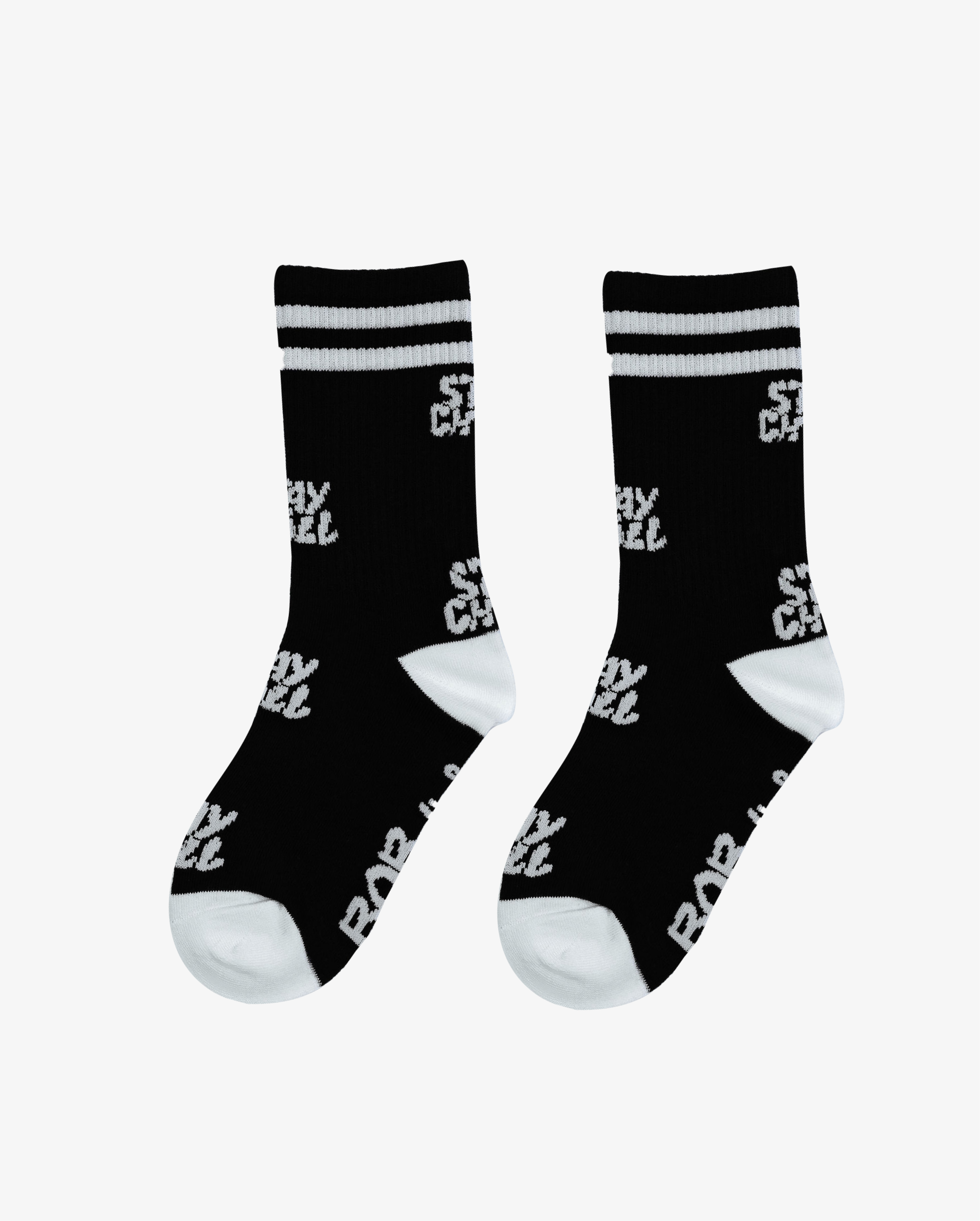 THE COLLECTIBLES | Black Stay Chill Socks