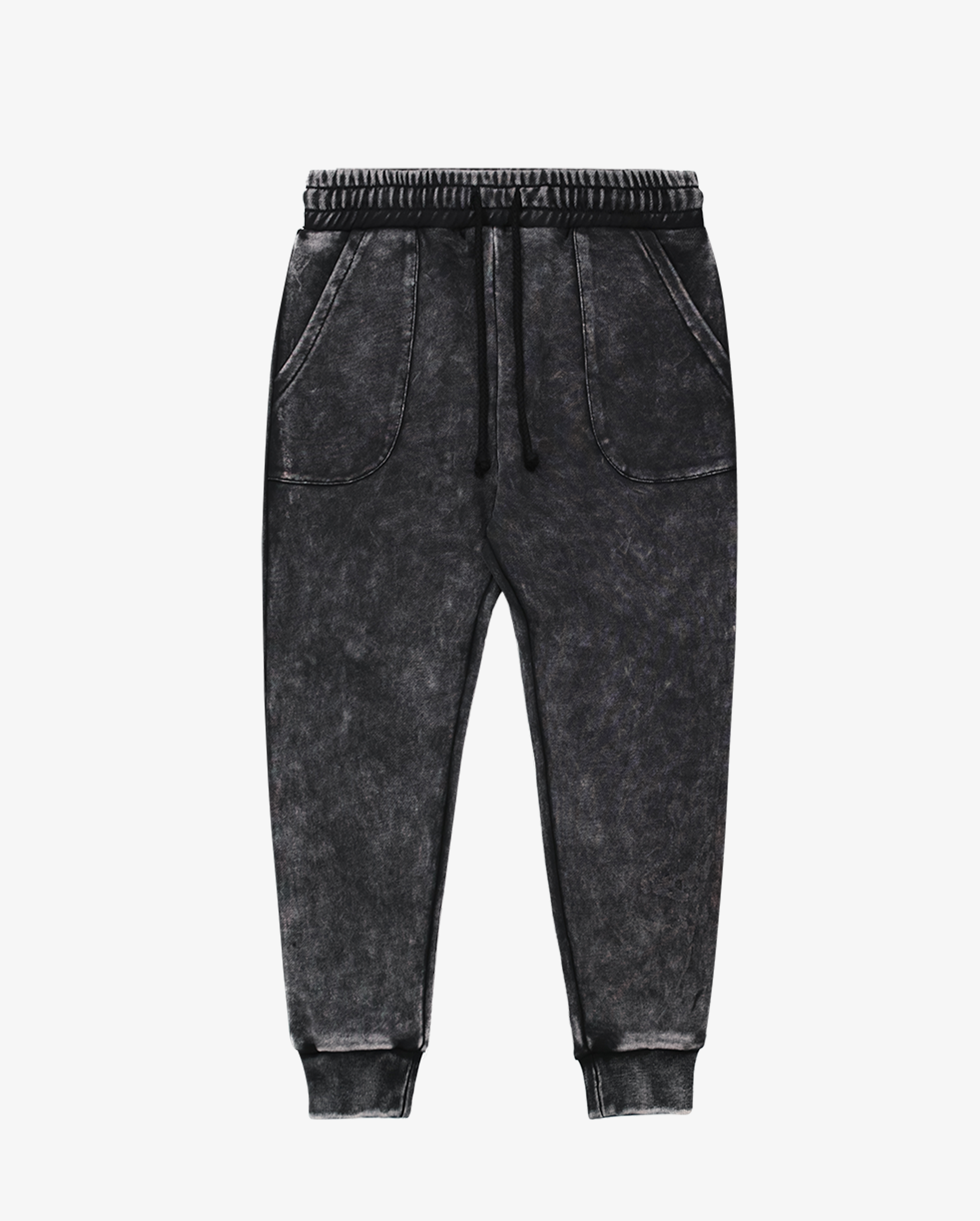 BOB+TGC | Black Wash Track Pants