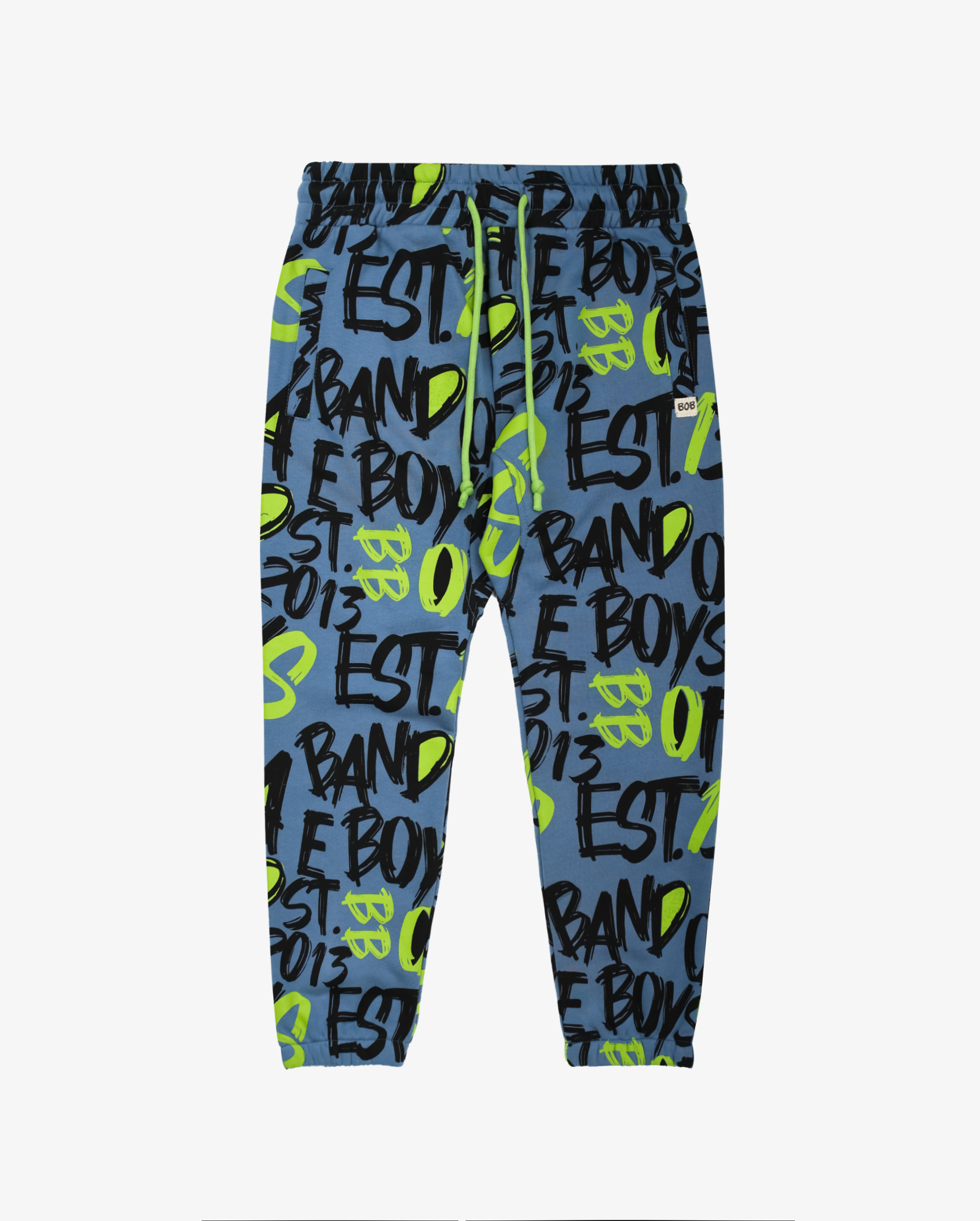 BAND OF BOYS | Blue BOB Graffiti Track Pants