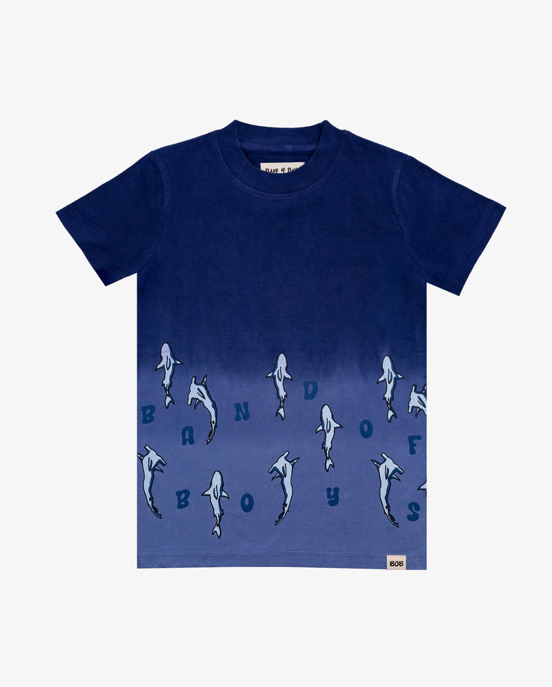 BAND OF BOYS | BOB Blue Dip-Dye Shark Tee