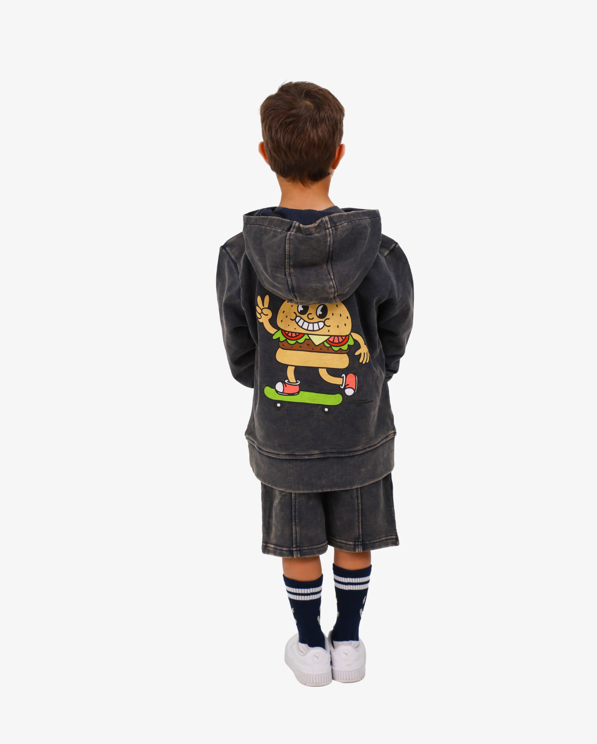 BAND OF BOYS | Navy Wash Burger Hood