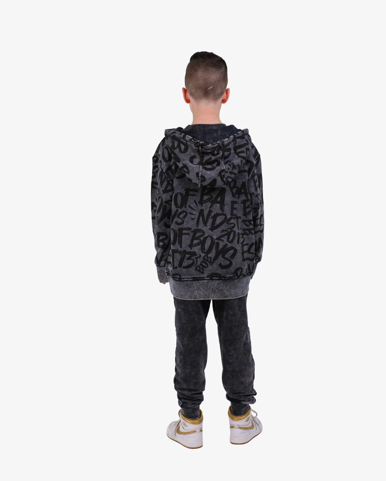 BAND OF BOYS | Grey Wash BOB Graffiti Hood