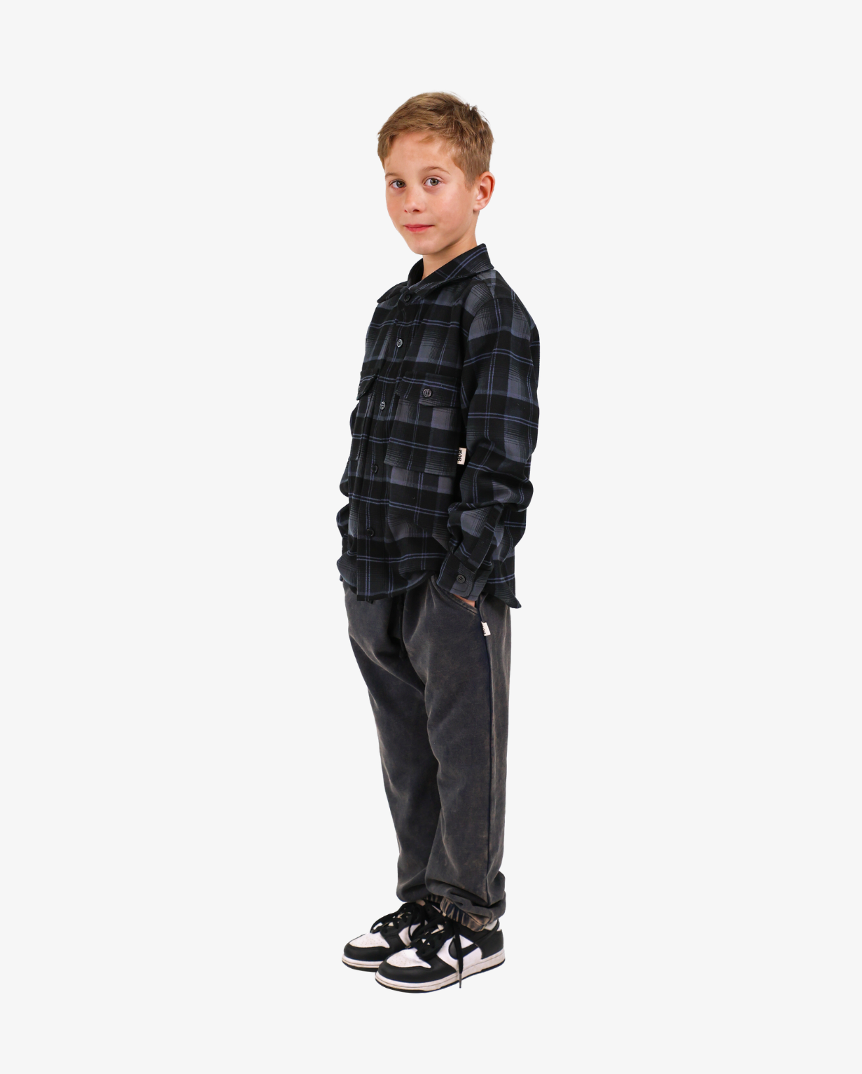 BAND OF BOYS | Smiley Check Shirt
