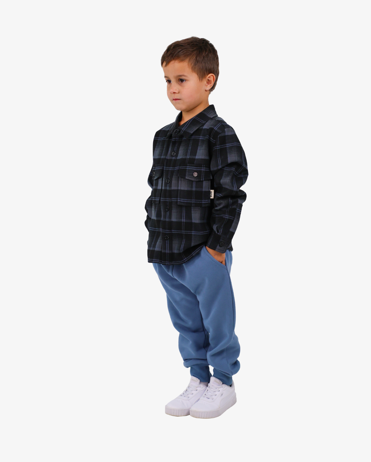 BAND OF BOYS | Smiley Check Shirt