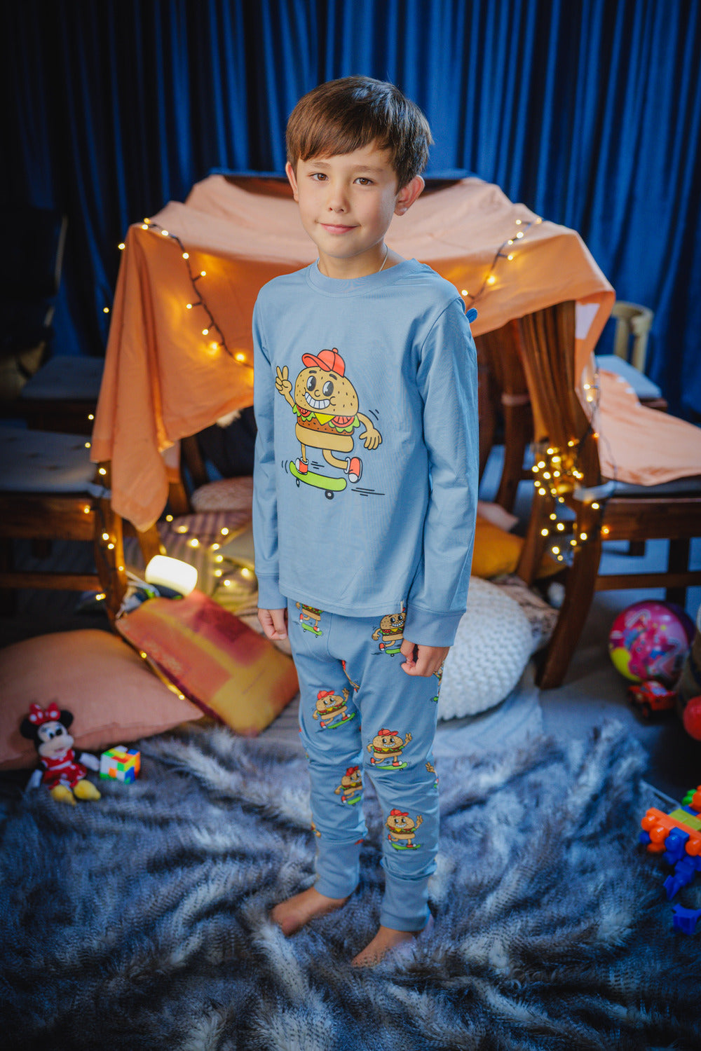 BAND OF BOYS | Blue Burger Pyjamas