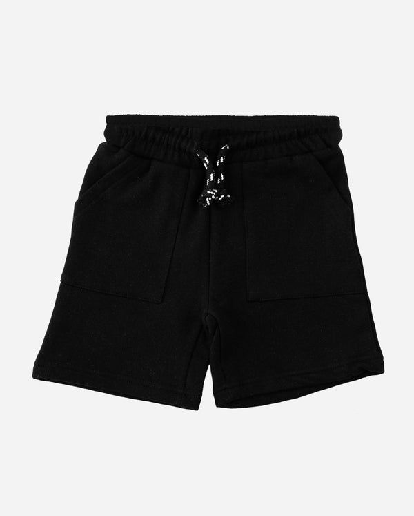 BAND OF BOYS | Black Relaxed Shorts