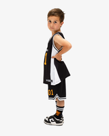 Band of Boys black and white basketball sports tank singlet jersey