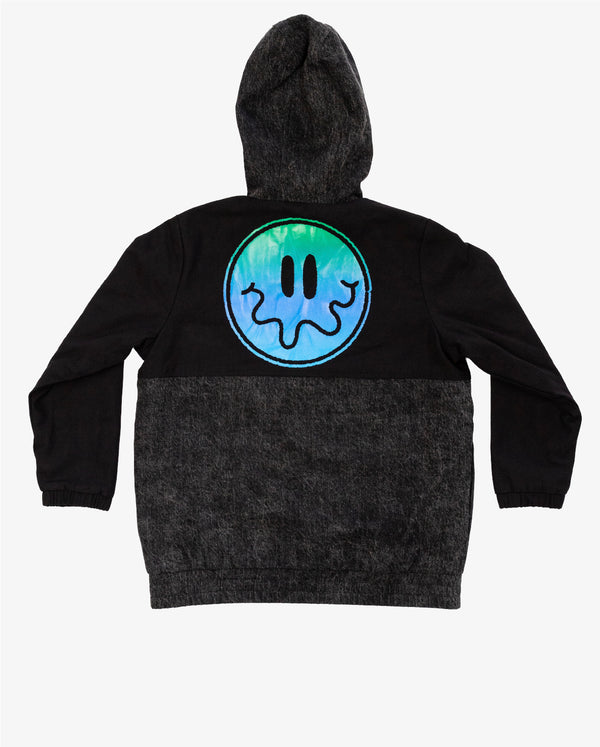 BAND OF BOYS | Black Gradient Smile Padded Jacket