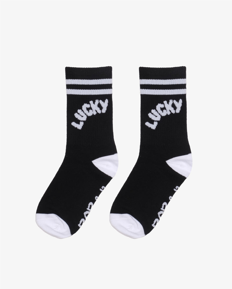 Lucky Black Skate Socks