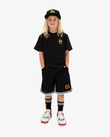 Band of Boys Black and orange Basketball t shirt