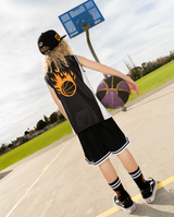 Black Band of Boys basketball sports performance shorts