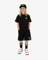 Black Band of Boys basketball sports performance shorts