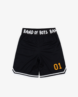 Black Band of Boys basketball sports performance shorts