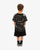 BAND OF BOYS | Black BOB Repeat Tee