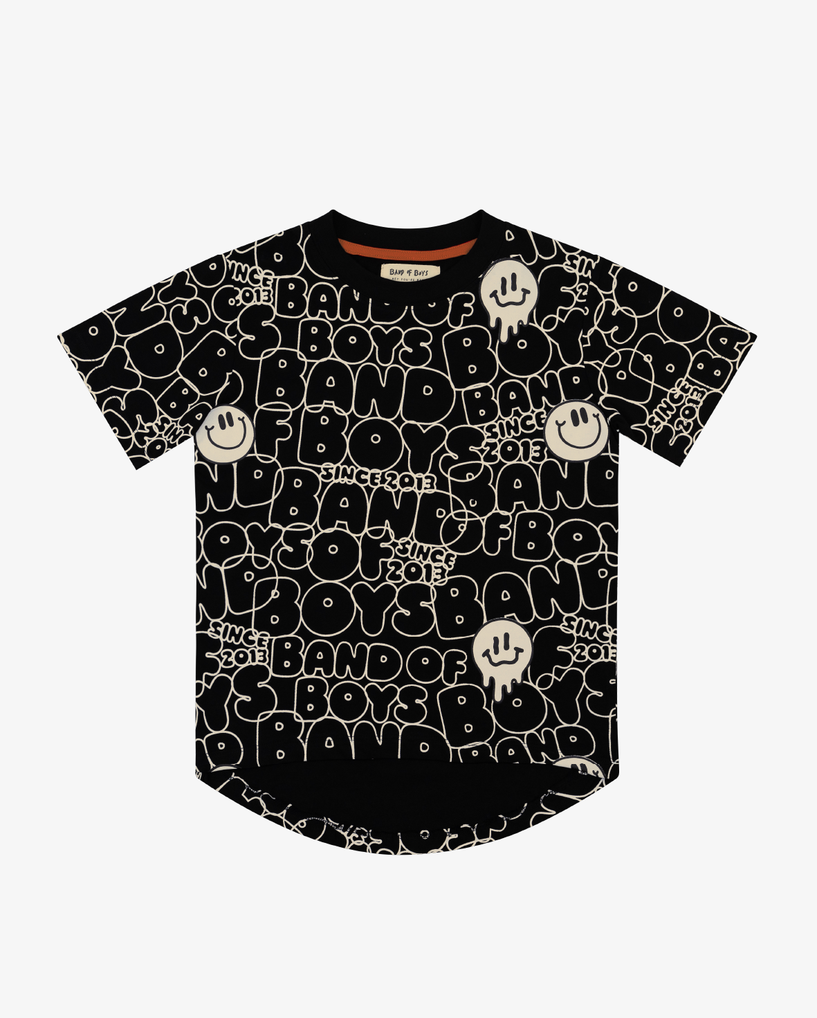 BAND OF BOYS | Black BOB Repeat Tee