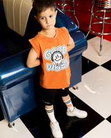 Band of Boys black short with cord tie