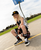 Band of Boys black and white basketball sports tank singlet jersey