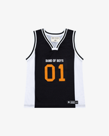 Band of Boys black and white basketball sports tank singlet jersey