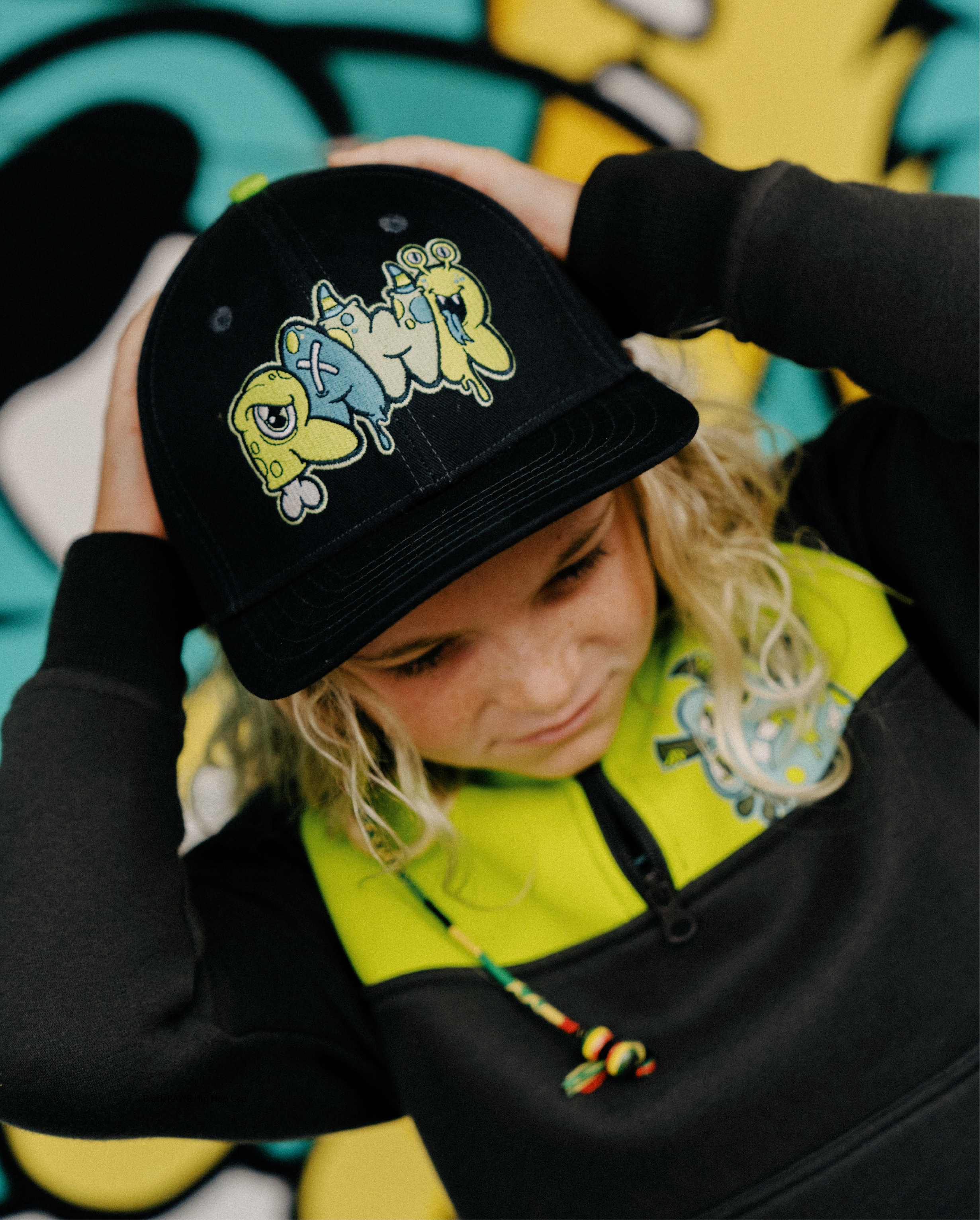 THE COLLECTIBLES | Black RAWR Hip Hop Cap