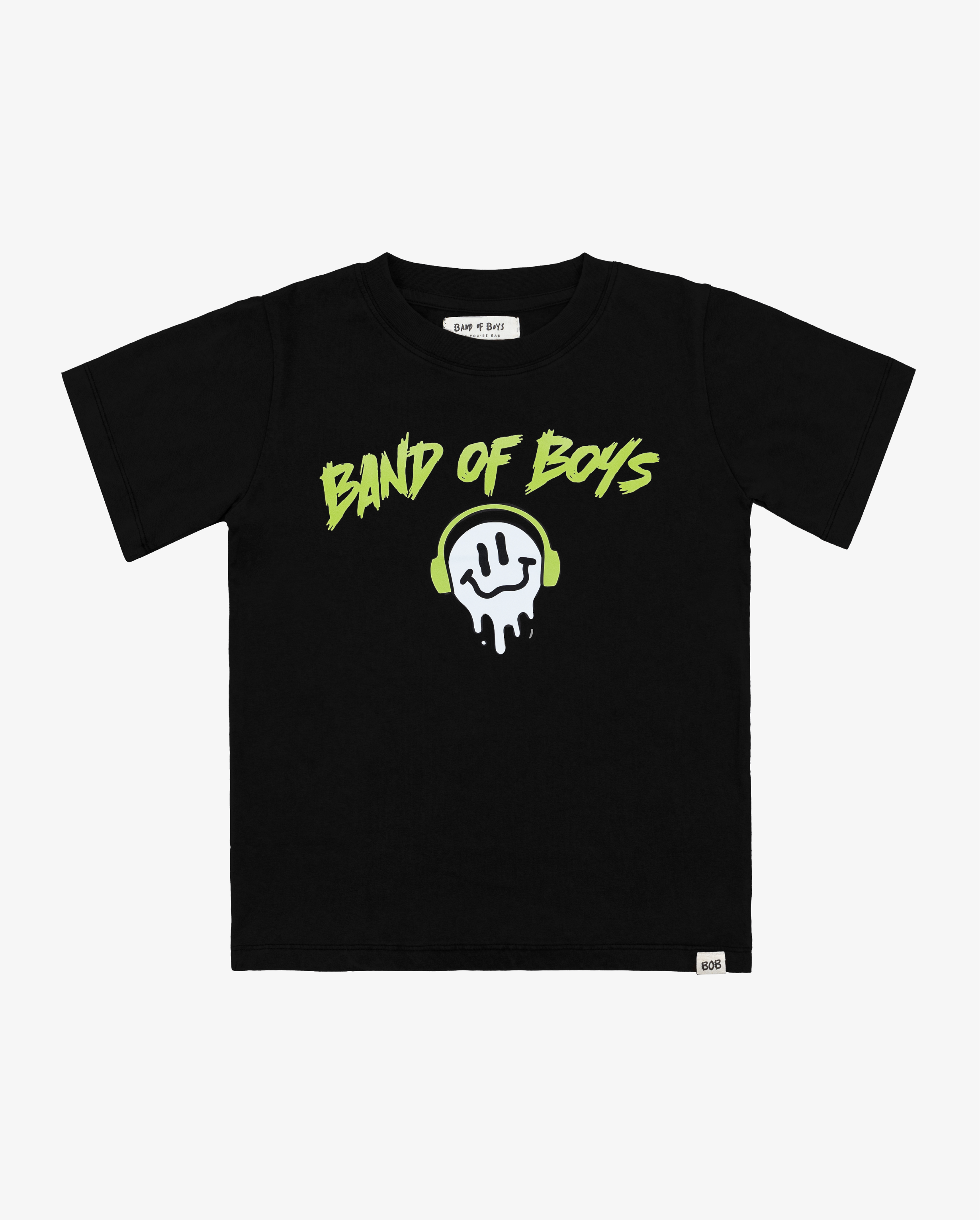 BAND OF BOYS | Black Wash BOB Smile Tee