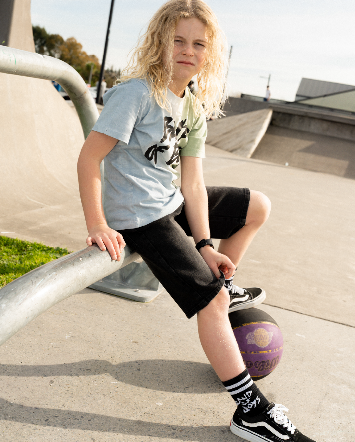 BOB+TGC | Black Wash Jorts