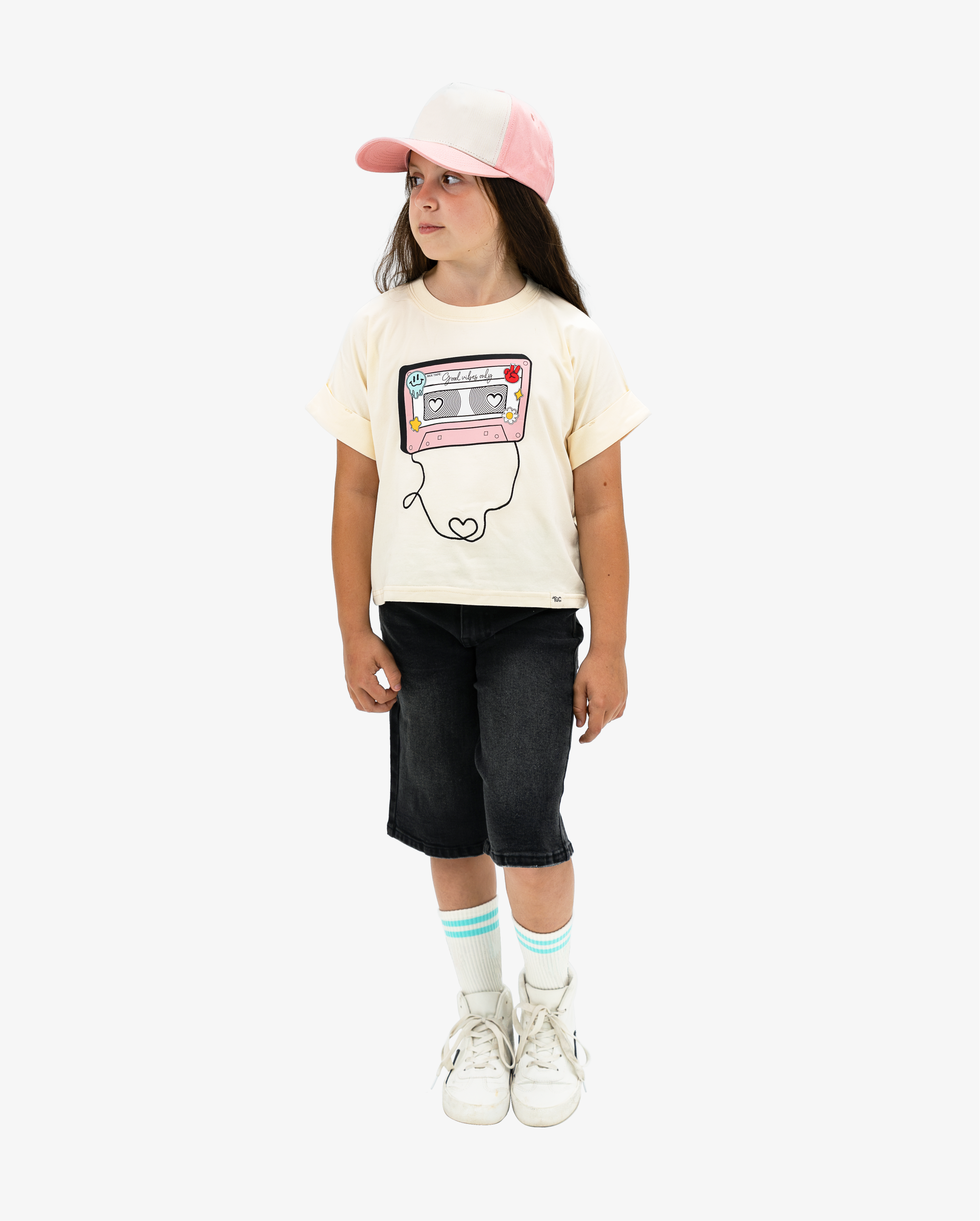 BOB+TGC | Black Wash Jorts