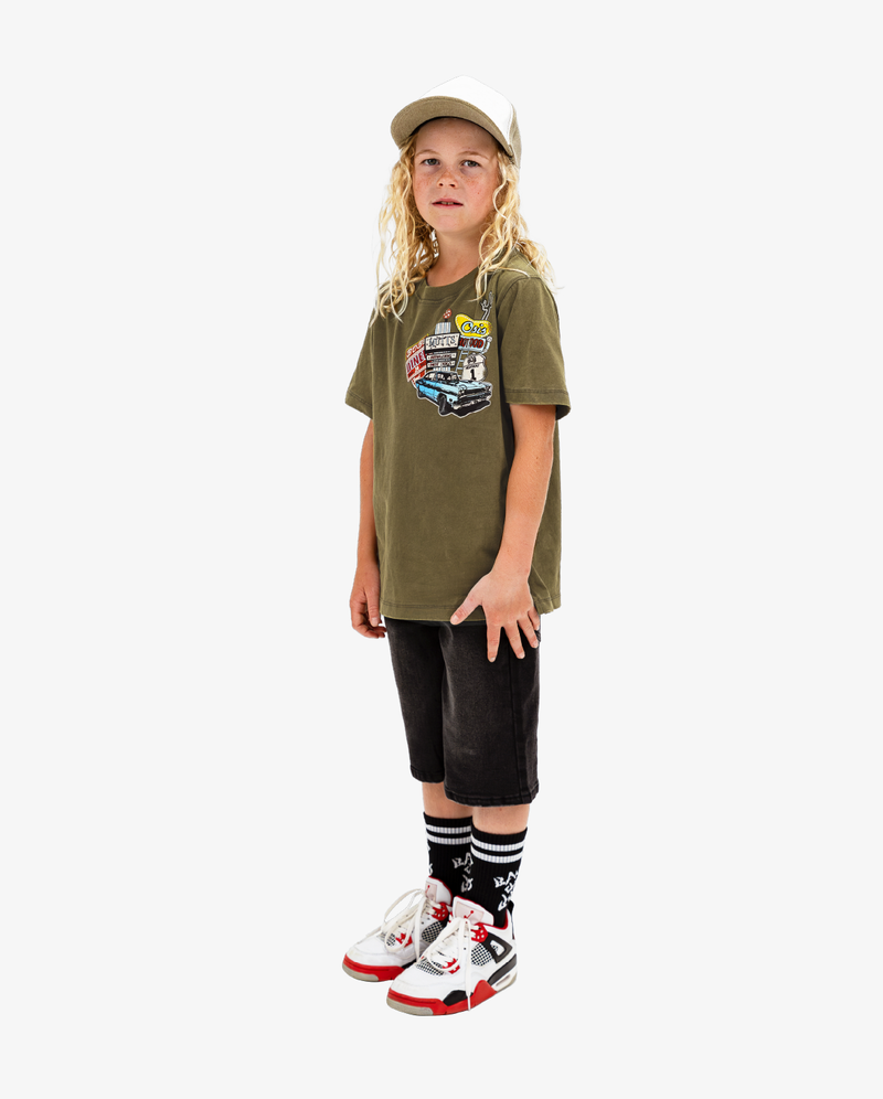 BOB+TGC | Black Wash Jorts