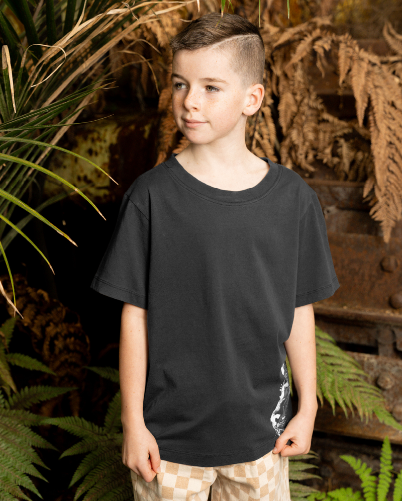BAND OF BOYS | Black Wash Panther Tee