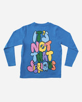 BOB+TGC | Blue It's Not That Serious Tee