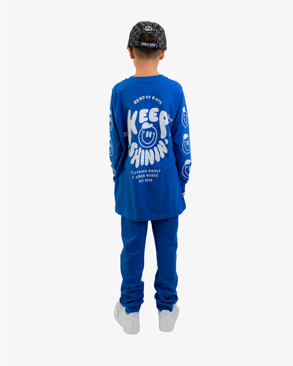 BAND OF BOYS | Blue Smile Guy Joggers