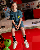 Band of Boys blue short