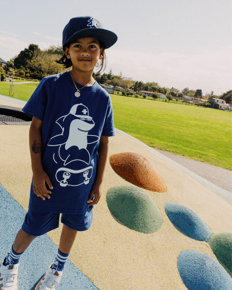 THE COLLECTIBLES | Skater Shark Flat Peak Cap