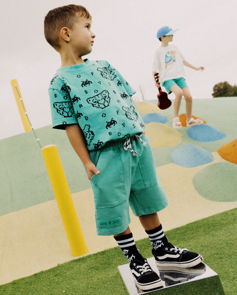 BAND OF BOYS | Green BOB Shorts