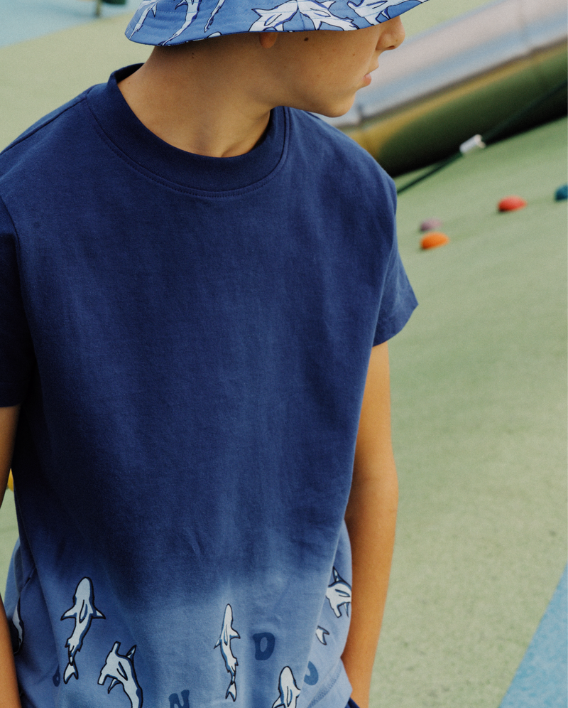 BAND OF BOYS | BOB Blue Dip-Dye Shark Tee