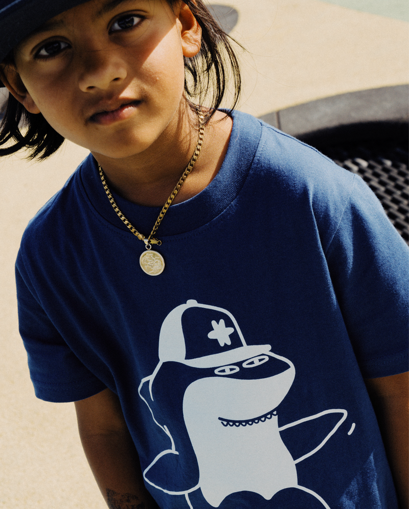 BAND OF BOYS | Blue Shark Skate Tee