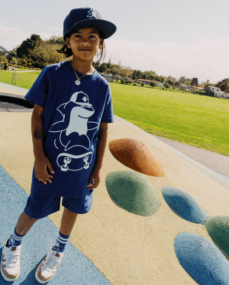 BAND OF BOYS | Blue Shark Skate Tee