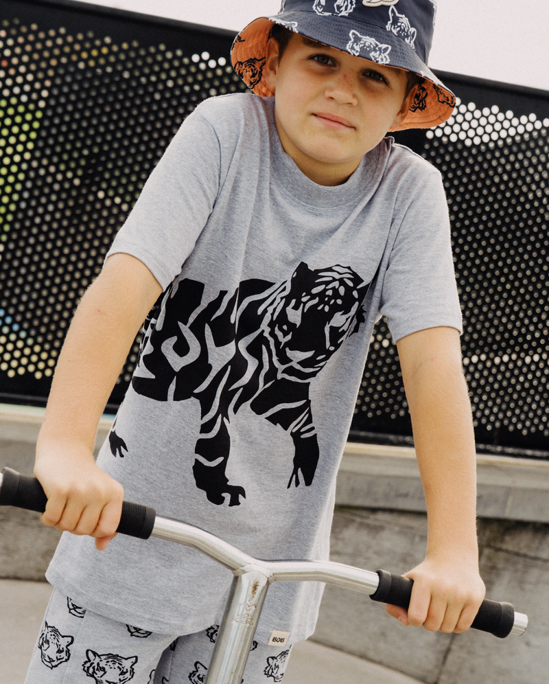 BAND OF BOYS | Grey BOB Tiger Tee