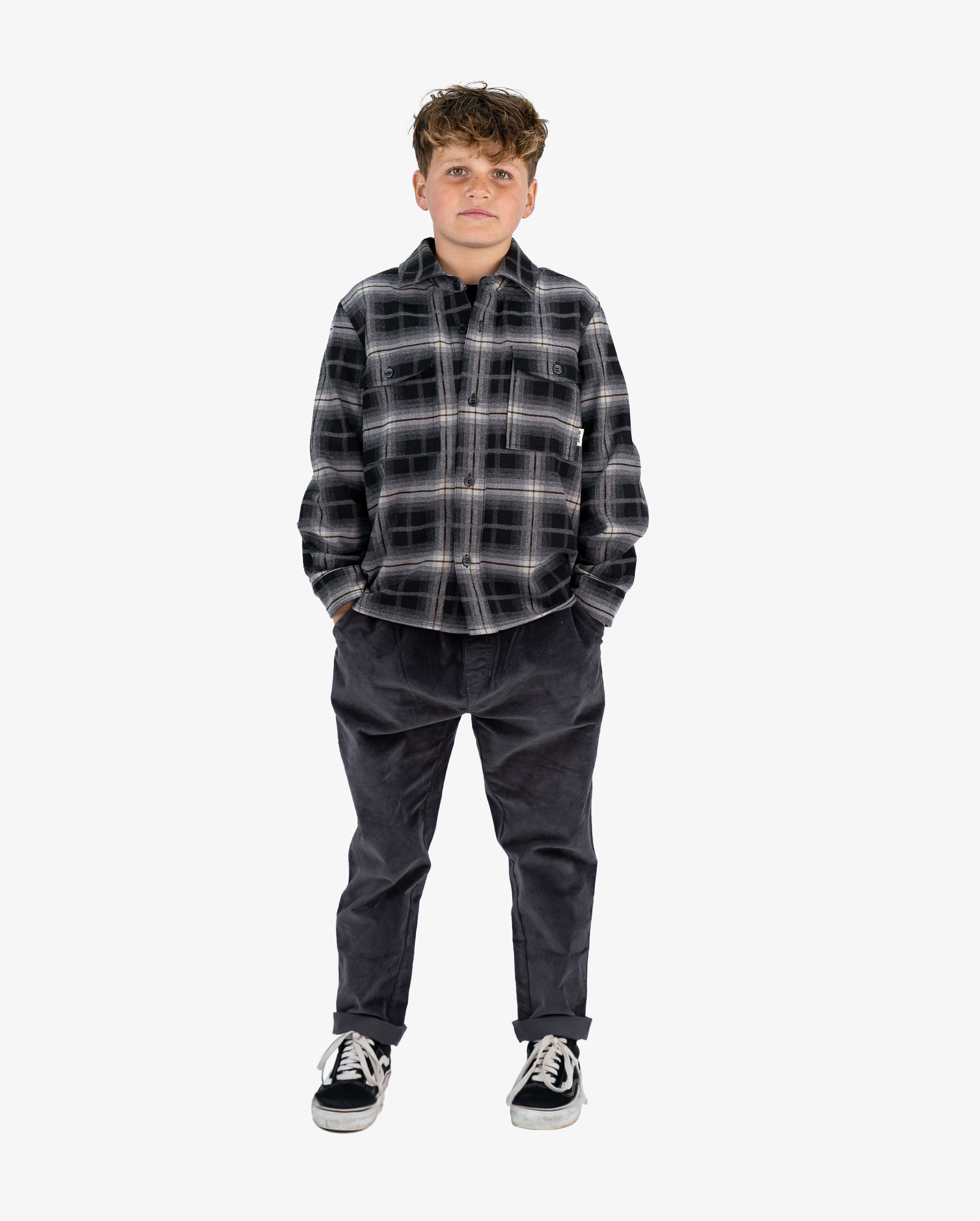 BAND OF BOYS | Charcoal Casual Winter Pants