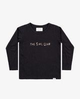 The Girl Club Charcoal Fox LS Tee